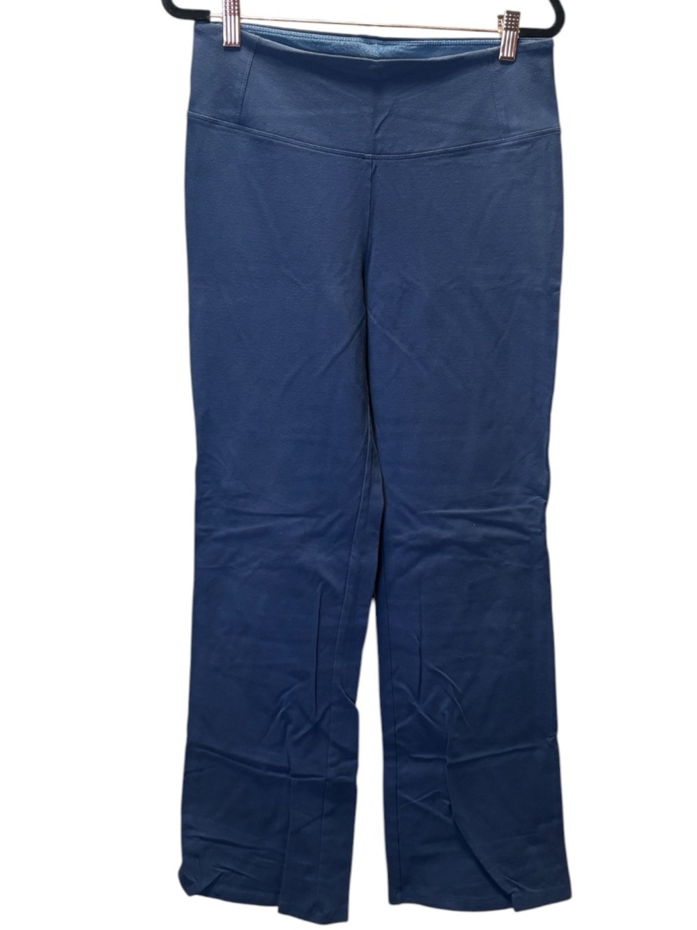 Women with Control Navy Blue Wide Leg Stretch Pants